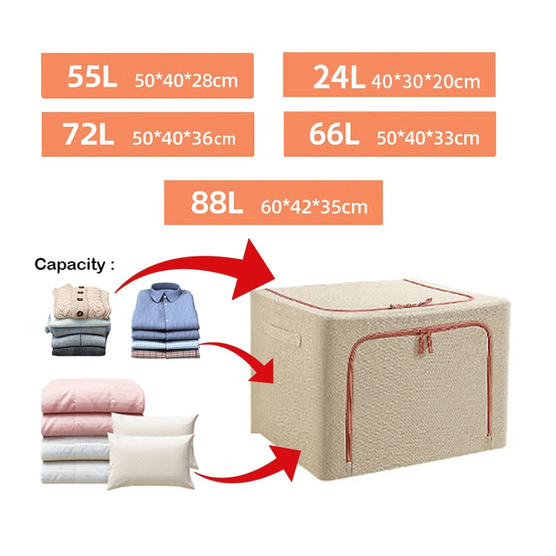 boîte de rangement en tissu Oxford
